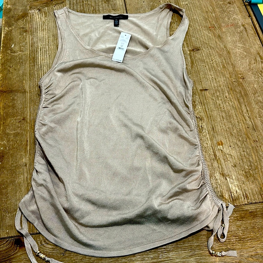White House Black Market Gray Tank Top
